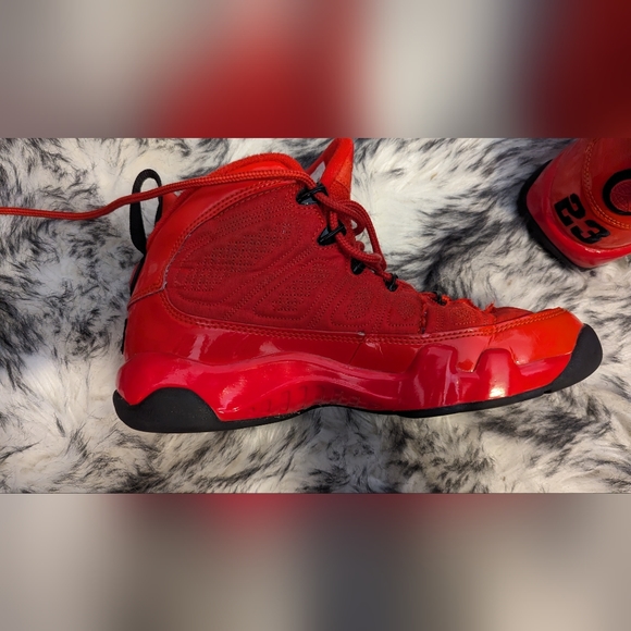 Nike Air Jordan Retro 9 Chile Red Size 4Y Sneakers - Picture 5 of 15